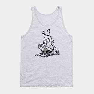 Martian reading Anna Karenina by Leo Tolstoy Tank Top